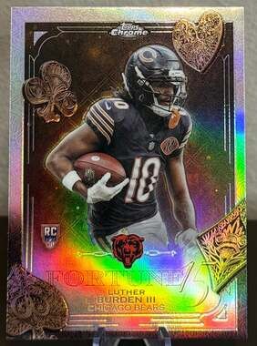 2025 Topps Chrome Fortune 15 Luther Burden III Rookie Card #F15-28